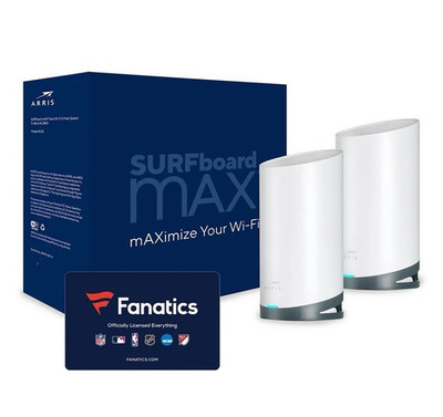 ARRIS SURFboard mAX AC3800 Tri-Band Mesh Wi-Fi System, 2-Pack, WC4S