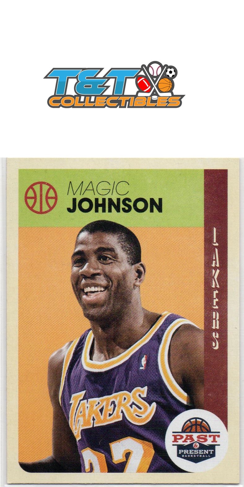 2012-13 Panini Past & Present #26 Magic Johnson Los Angeles Lakers 56