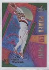 2020-21 Panini Donruss Power in the Paint Green Flood Hassan Whiteside #10 uy6