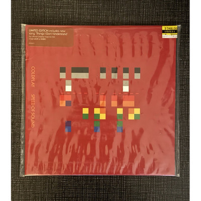 COLDPLAY Speed Of Sound 2005 Limited Edition Red Vinyl RARE