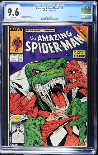 Amazing Spider-Man 313  CGC 9.6 NM+ White Pages