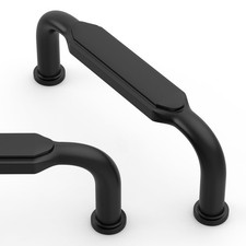 10 PCS Matte Black 3 Inch 76mm Kitchen Cabinet Handles Cupboard Drawer Pulls