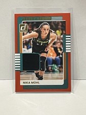 2025 Panini Donruss WNBA - Jersey Series Nika Muhl #34 Red (MEM)