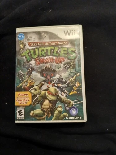 Teenage Mutant Ninja Turtles Smash Up - Nintendo Wii Complete CIB 000
