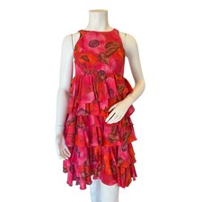 zara floral ruffle dress sz s new without tag