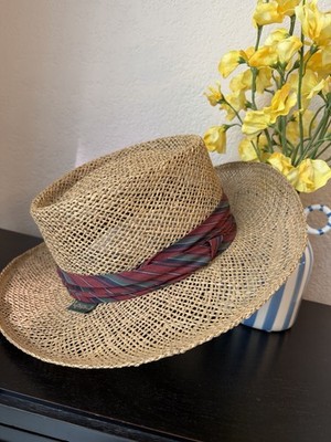 Vintage 1990s Chi Chi Collection woven straw sun hat