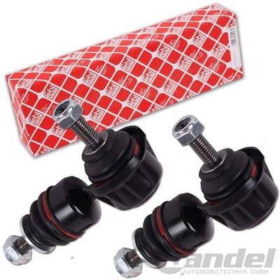 2x FEBI KOPPELSTANGE HINTEN für FORD FOCUS 2 C-MAX VOLVO C70 S40 V50 MAZDA 3 5