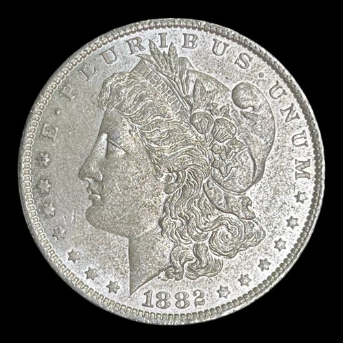 1882-O Morgan Silver Dollar, BU