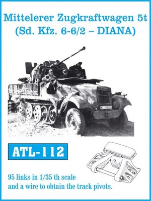 Mitt. Zugkraftwagen 5t (Sd.Kfz.6-6/2-D.) - Friul Ketten / 1:35 - ATL-112