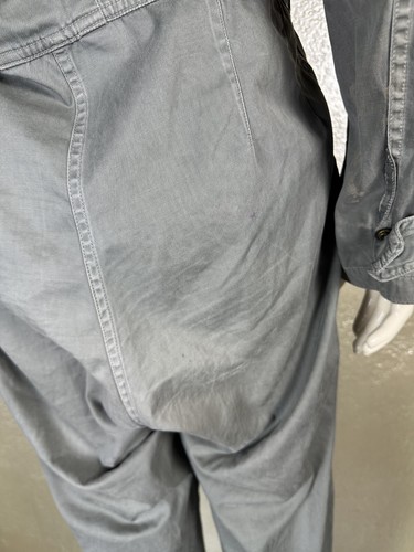Vintage 1966 Men's MASON HUGHES Grey Light Flying Coverall Work Jumpsuit - Picture 17 of 21