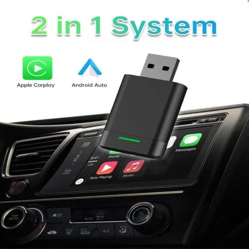 2 in 1 Wireless Android Auto Adapter Carplay Adapter USB Auto Dongle Connect Box - Bild 11 von 17