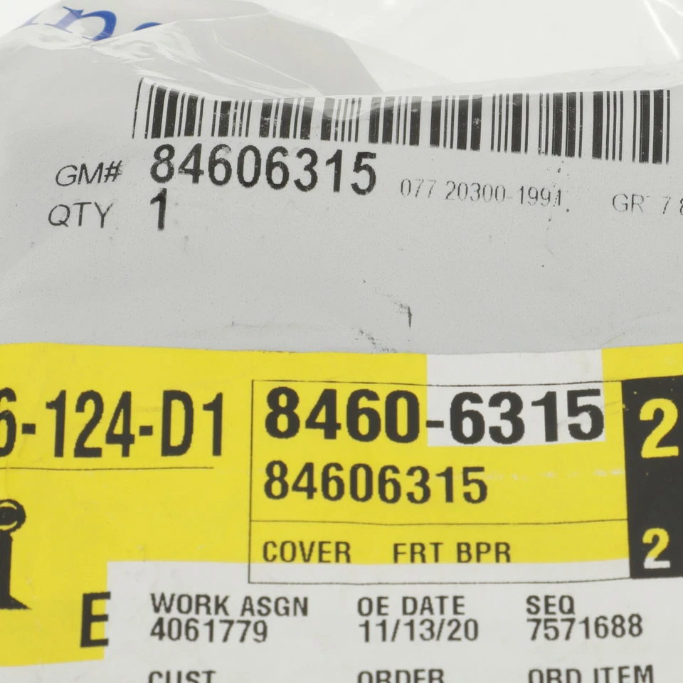 Cubierta de acceso gancho de remolque OEM NUEVO GM 2019-2022 Chevrolet Silverado 1500 84606315 Foto 4 de 4