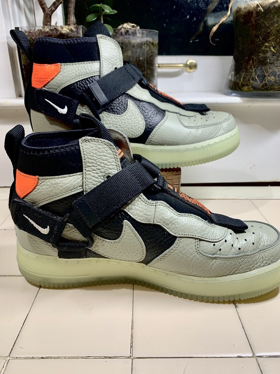 Nike Air Force 1 Mid Utility Spruce Fog 2018 Men's Size 8 EUC | eBay