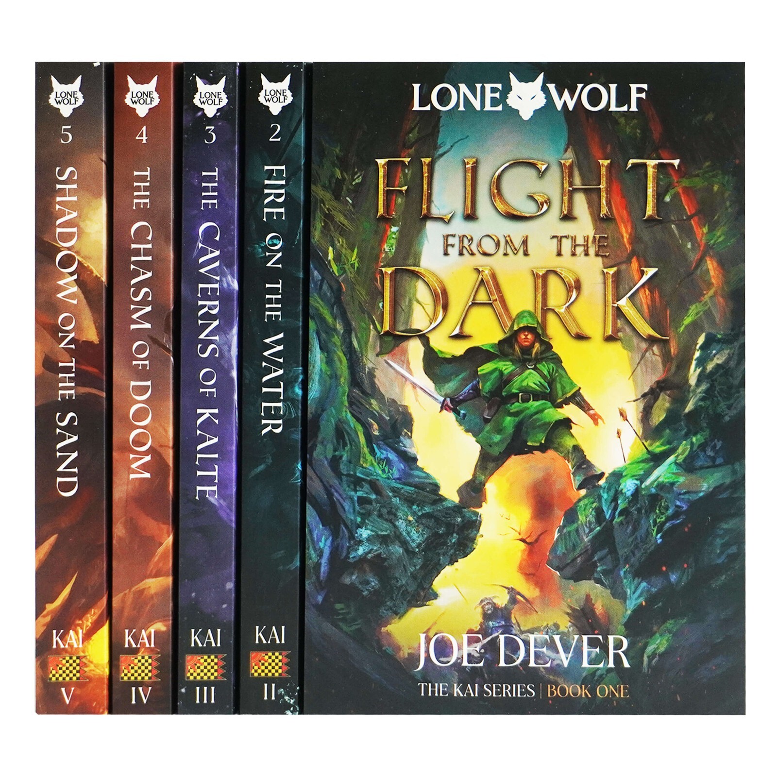 Lone Wolf Series (Books 1-5) by Joe Dever 5 Books Collection Set - Ages 9-16 -PB