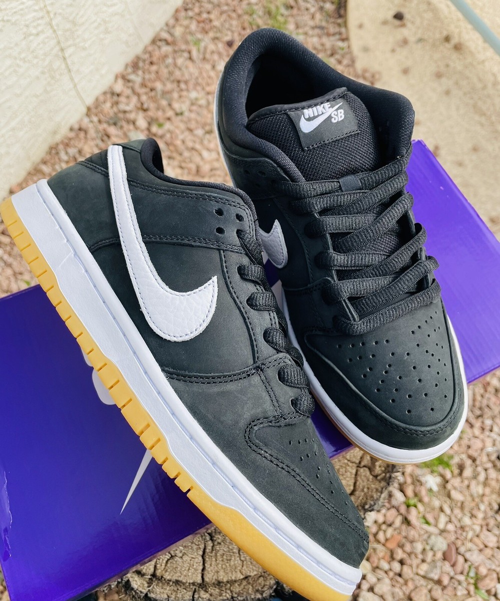 Nike SB Dunk Low Pro Black Gum Size 7 Deadstock CD2563-006