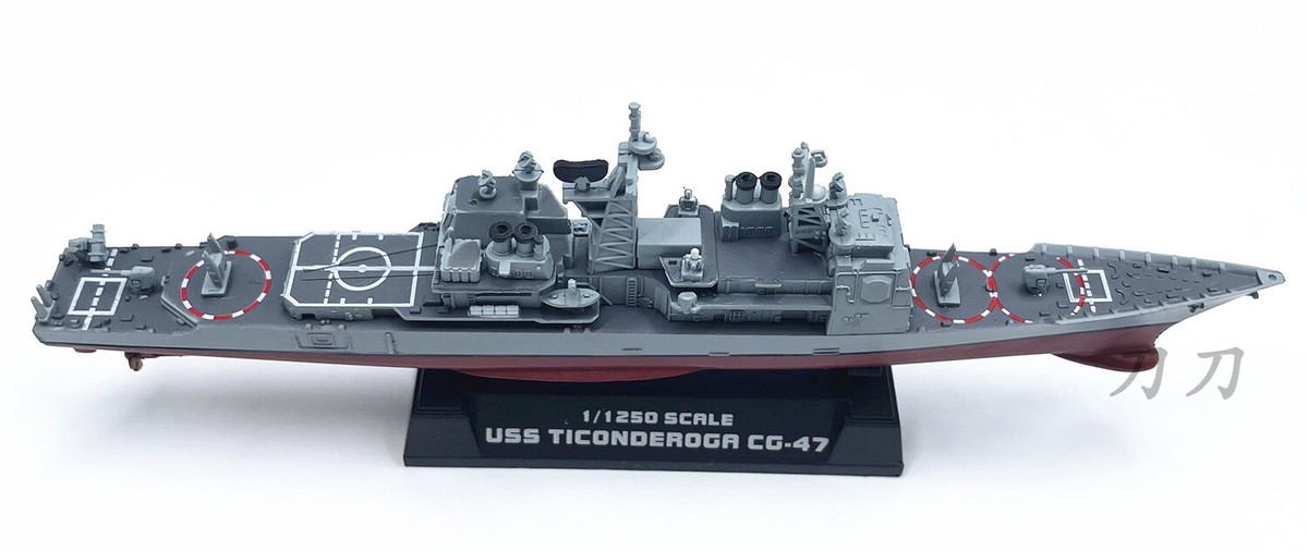 (未使用･未開封品)　Easy Model Warship 1:1250 - USS Ticonderoga Cruiser CG-47 - EM37401 ar3p5n1 Ticonderoga-class Cruiser 1:1250 Display Model - Easy Model