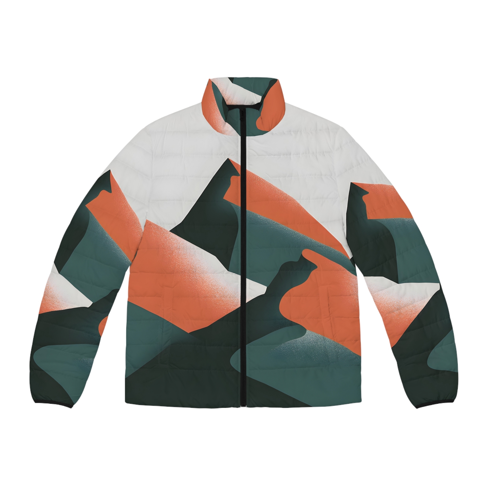 Minimal Peaks Puffer Jacket – Stylish Warm Winter Coat for Outdoor Adventures  