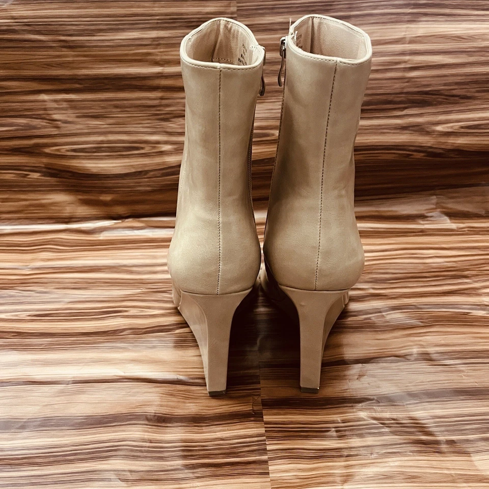 Journee Collection Botas Mujer 12 Glorria Tru Comfort Espuma Cuña Tacones Beige - Foto 4 de 4