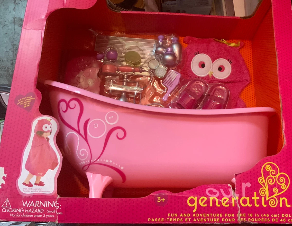 Our generation doll bathtub sales
