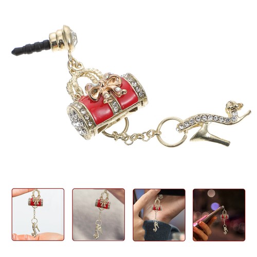 Crystal Phone Dust Plug Universal Charging Port Cover Earphone Plug Stop