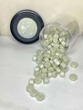 100 Count Meringue White Sealing Wax Beads