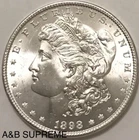 1898 MORGAN DOLLAR FROM OBW ESTATE ROLL CHOICE-GEM BU UNCIRCULATED 90% SILVER