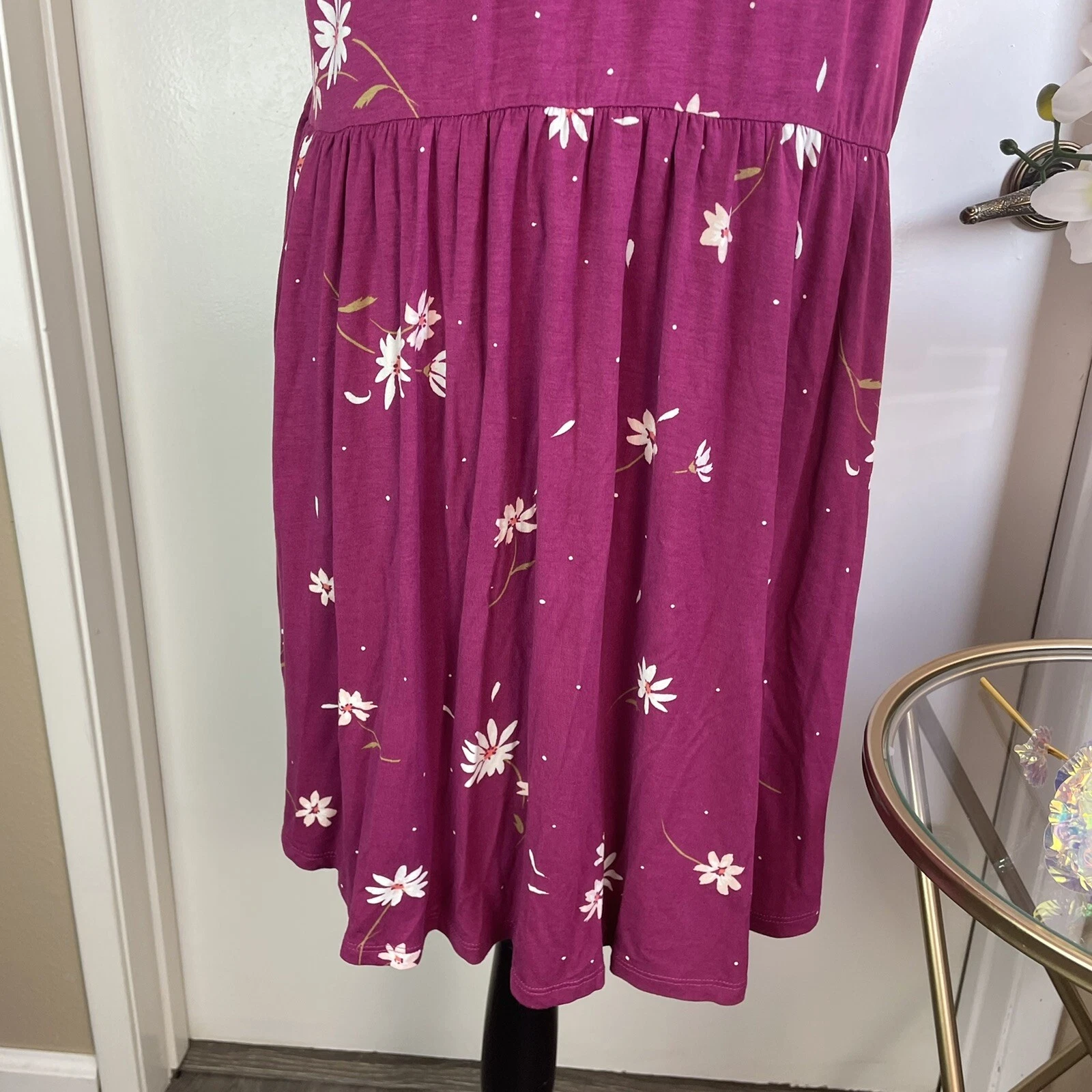 PALM ANGELS Abito da donna TORRID taglie forti 1X rosa caldo lavorato a maglia midi estate primavera