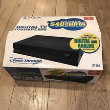 APEX Digital TV Converter Box Model DT502 Unused Original Box 2008