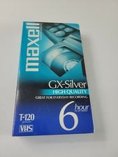 Maxell 214016 120 Minute Gx Silver Video Tape