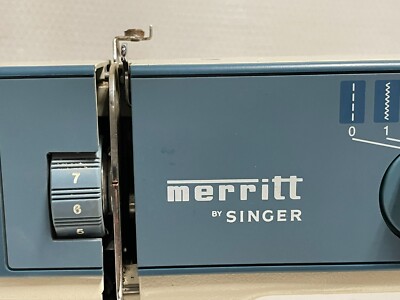 Singer Merritt Sewing Machine Blue, White with Pedal | eBay