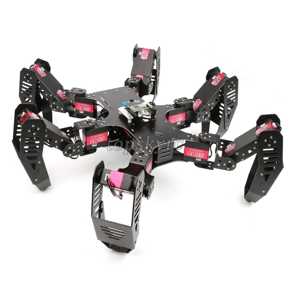 18DOF Hexapod Robot Kit Spider Robot w/ Servos For Raspberry Pi 4B ...