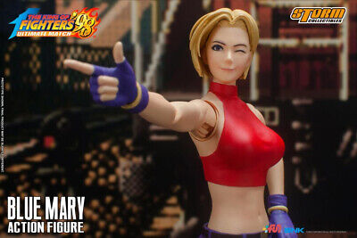 Storm Collectibles King Of Fighters 98 Blue Mary 1/12 Action Figure red