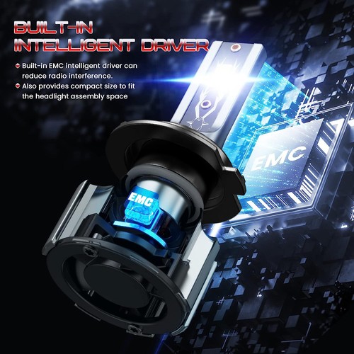 2X H7 LED Headlight Bulb Kit Globes 6000K For Mazda Premacy 1.9 MPV 2001-2002 - Picture 4 of 7