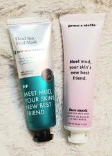 2x Grace & Stella - Dead Sea Mud Mask Face Mask - 30ml / 1 fl oz - Sealed