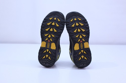 Keen Targhee Black Hiking Shoes 2 Trail Sneakers Boys Youth TD Sport Yellow Draw - Picture 12 of 22
