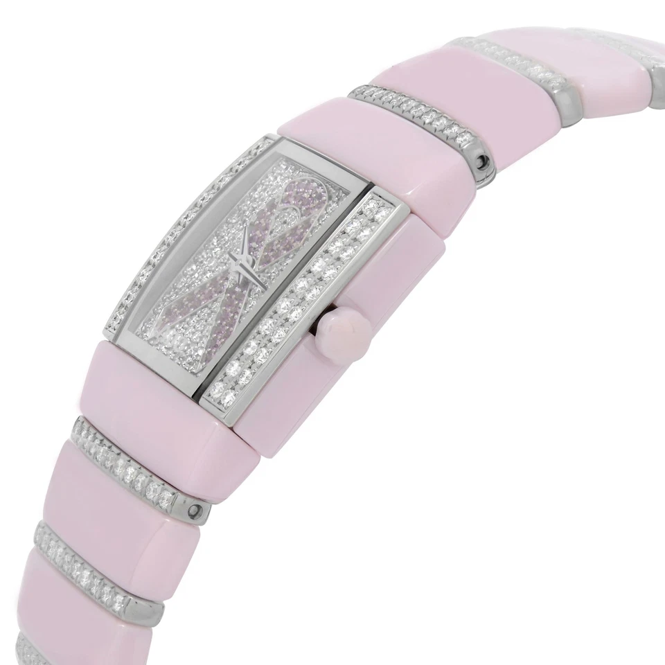 Rado Sintra Jubile Limited Edition Pink Ceramic Diamonds Ladies Watch R13652942 - Image 4 of 4