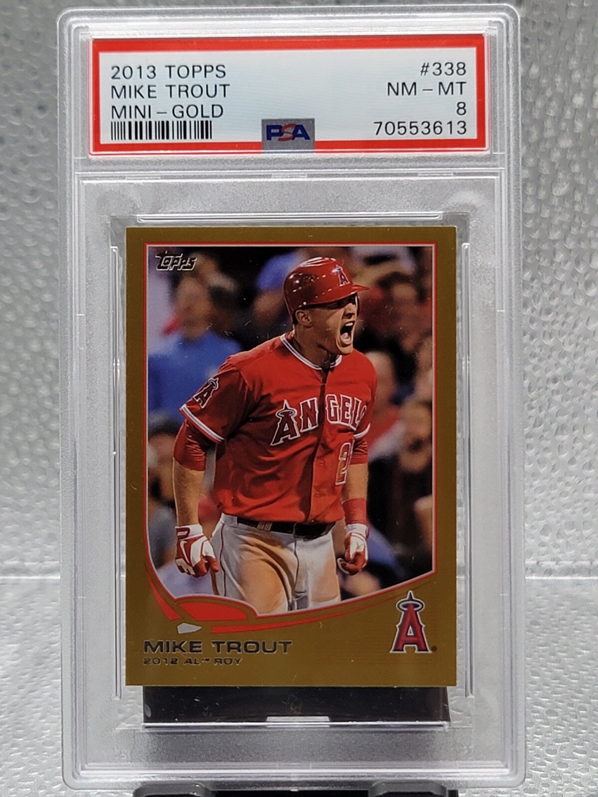 2013 Topps Mike Trout Mini Gold 11/62! PSA 8!