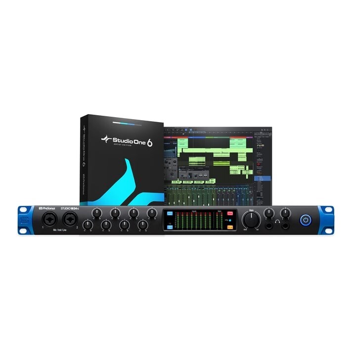 ⚠️タイムセール⚠️PreSonus Studio 1824c 箱、付属品あり PreSonus Studio 1824C Audio Recording Interface for sale
