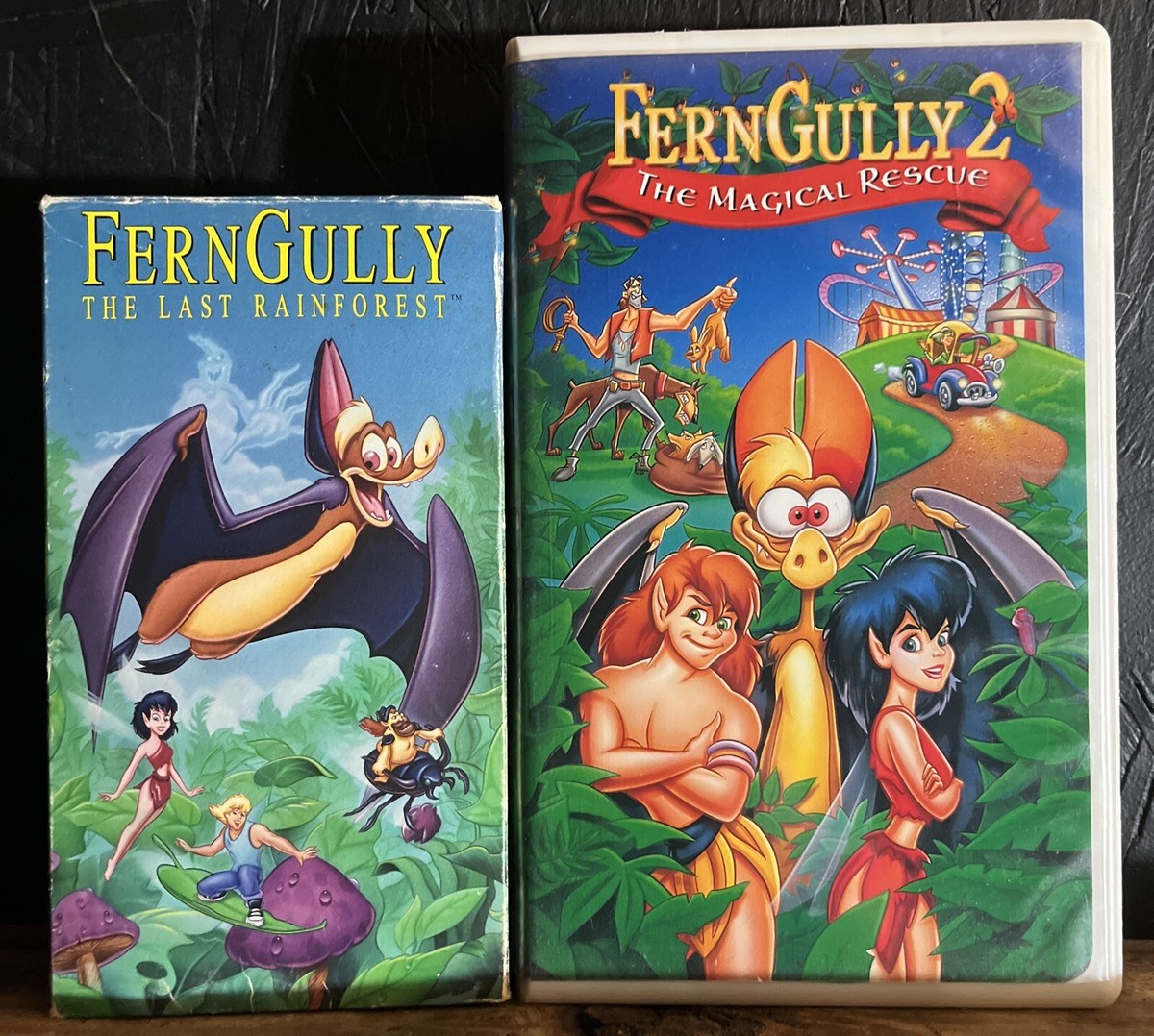 FernGully VHS Lot (2) The Last Rainforest & The Magical
