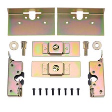 Large Bear Jaw Claw Door Latches Installation Kit Heavy Duty with Striker Bolts