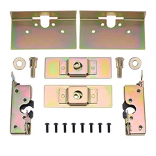 Large Bear Jaw Claw Door Latches Installation Kit Heavy Duty with Striker Bolts