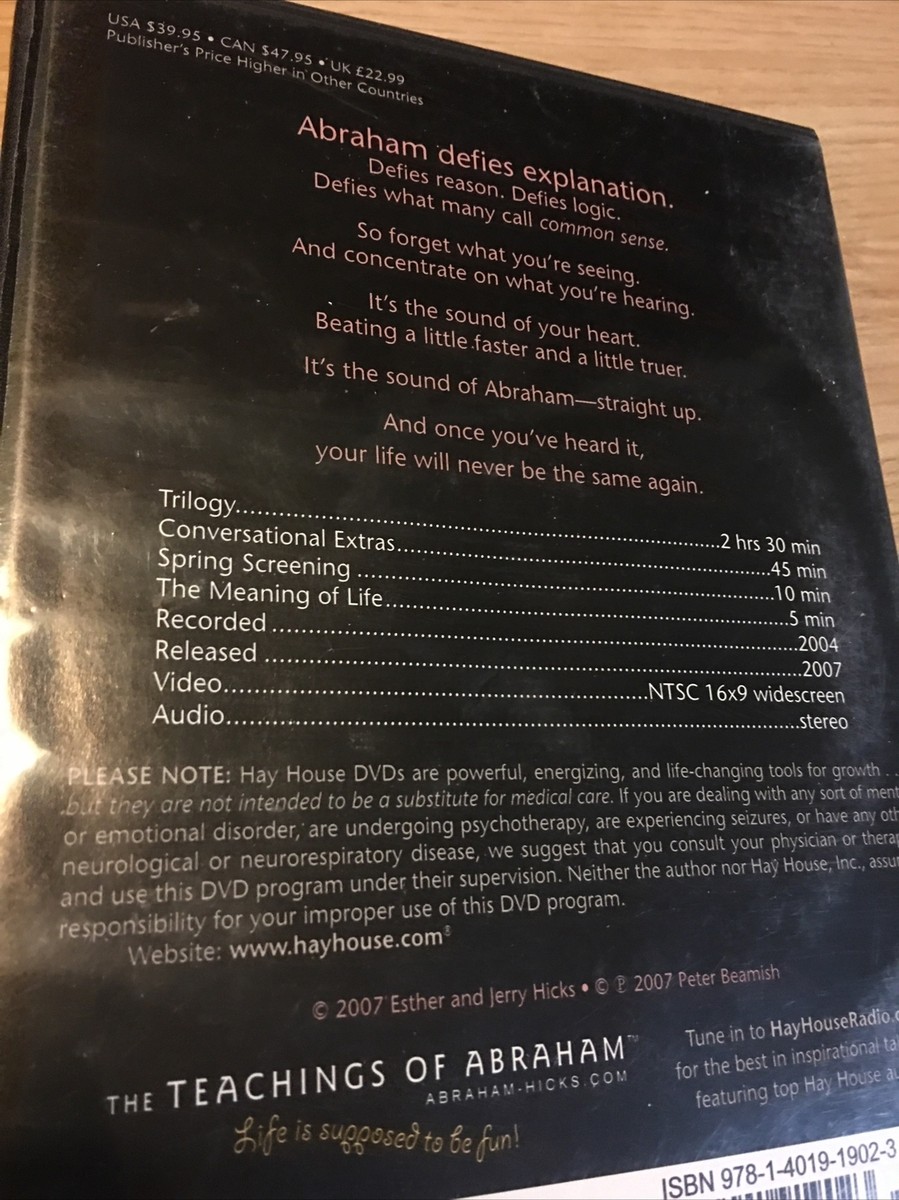 DVD Introducing Abraham: Secret Behind 