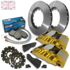 TO FIT BMW E46 18” Front Floating Brake Kit – 6 Pot Calipers [Pro Race 6]