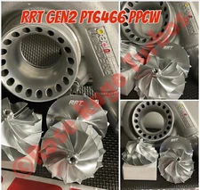 RRT GEN2 6466 Precision Turbo PTE Point Milled Billet Compressor Wheel