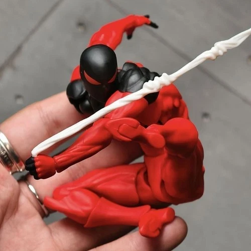 Mess Toys Scarlet Neighbor Kaine Parker Spider-Man 1/12 Action Figure USA STOCK image 15