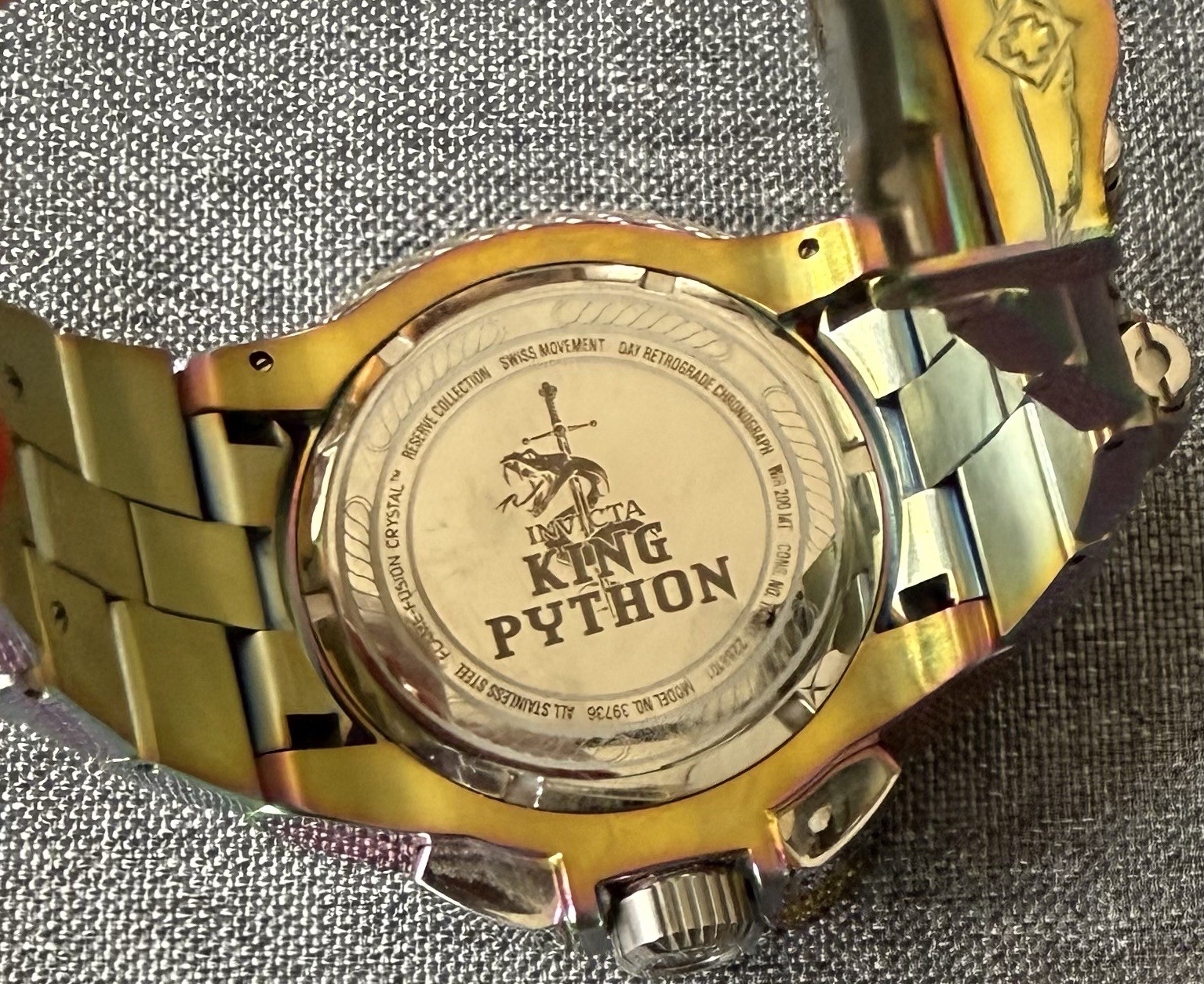 Rare Invicta King Python # 39736 With Brand New B… - image 7