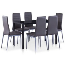 Essgruppe Esstischset Esszimmergarnitur Sitzgruppe Esstisch Stuhl vidaXL