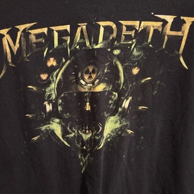 Maglietta Megadeth Uomo Donna – Bianca Cotone Manica Corta S2931