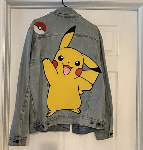 Levi’s X Pokémon Pikachu Denim Jacket NWT - L 24x27 - Z4 - product listing photo