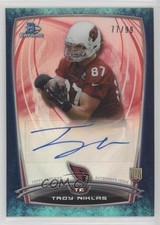 2014 Bowman Chrome Rookie Bubbles Refractor 77/99 Troy Niklas #RCRA-TN Auto 1p5